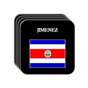 Costa Rica   JIMENEZ Set of 4 Mini Mousepad Coasters