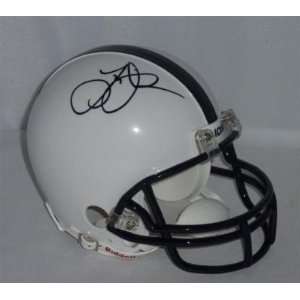  Larry Johnson Signed Mini Helmet   Penn State Gai 