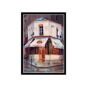  Bake Shop In The Rain, Paris George Botich 12.0 by 16.0 
