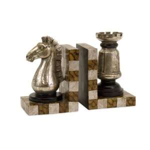  Checkmate Chess Bookends   Set of 2