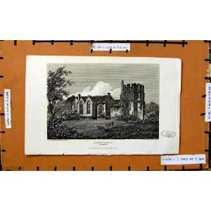   1802 View Stoke Castle Shropshire England Architecture: Home & Kitchen