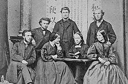 Taylors and missionary candidates in 1865.