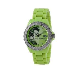  Ed Hardy RX LG Womens Roxxy Watch in Light Green Toys 