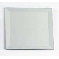 12 inch Glass Mirrors   6 Pieces Square Beveled Glass Mirrors  
