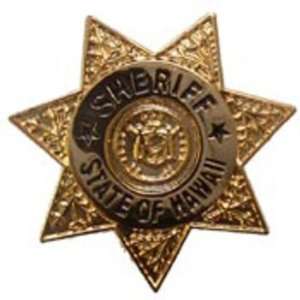    Hawaii Sheriffs Department Badge Pin 1 Arts, Crafts & Sewing