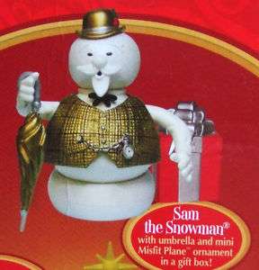 RUDOLPH THE RED NOSED REINDEER SAM THE SNOWMAN FIGURE  
