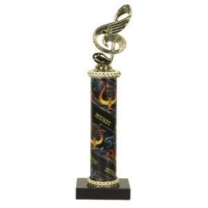  Trophy Paradise Deluxe Music Note Trophy   Marble Base   Music 