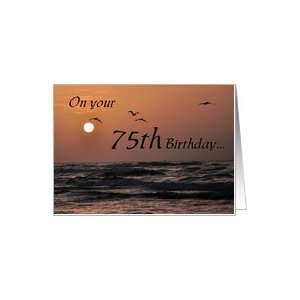 75th birthday wishes Card