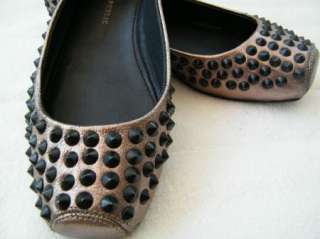 ROCK AND REPUBLIC flats ballet pewter black studs  