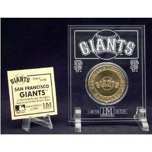  San Francisco Giants 24Kt Gold Coin In Archival Etched 