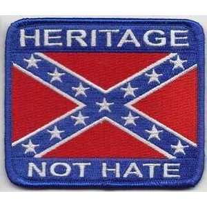  NOT HATE Confederate Quality Biker Vest Patch 