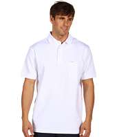Faconnable   Polo Stripe Pique Shirt in White