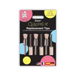  It Replacement Tips Set of 6 Tips (brush tips, & fabric/buffing tips 