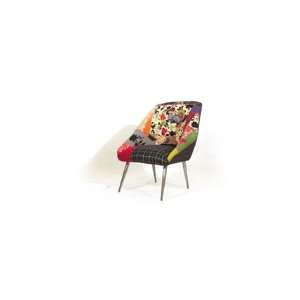  Rugs USA Birdie 1 Patchwork Fabric Arm Chair: Home 