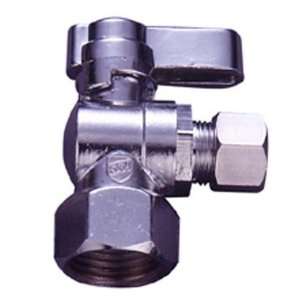   Brass PKF4310 1/2 FIP x 3/8 inch compression angle stop shutoff valve