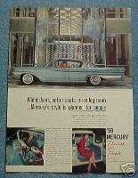 1959 MERCURY PARK LANE 4 DOOR HARDTOP CRUISER AD  