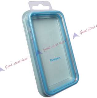 New Clear Bumper Case Cover Skin Case W/Side Buttons for Iphone 4 4G 4 
