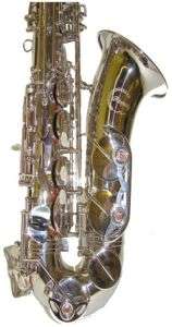 NEW E FLAT SILVER ALTO SAXOPHONE WITH CASE~~APPROVED 813794016016 
