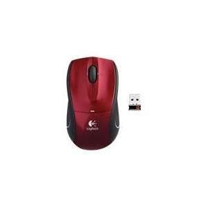 LOGITECH Mouse Laser Wireless 1 X USB 4 Pin USB Type A Red 