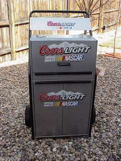 NEW Coors Light NASCAR Tool Box Grill & Cooler UNIQUE!  