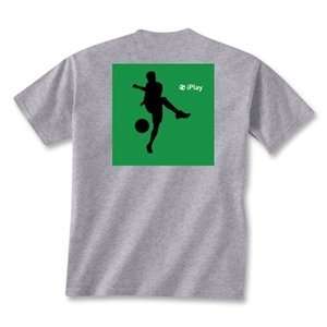  Chalktalk iPlay Soccer Boy T Shirt (Gray) Sports 