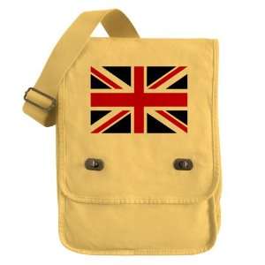   : Messenger Field Bag Yellow British English Flag HD: Everything Else