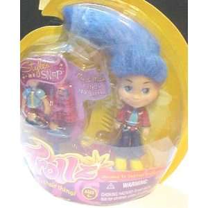  Mini Trollz Dressed to Impress Mini Blue Hair Doll Set 