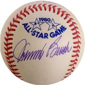 Autographed Johnny Bench Baseball   1980 AllStar Game  