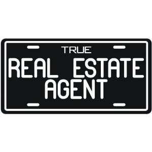 New  True Real Estate Agent  License Plate Occupations 