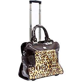 Caribbean Joe Emelia Rolling Fashion Travel Satchel   