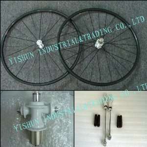 hand built 20mm clincher 3k carbon bicycle wheel set  