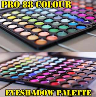 PRO 88 Colours Eye shadow Palette Eyeshadow W Brush  
