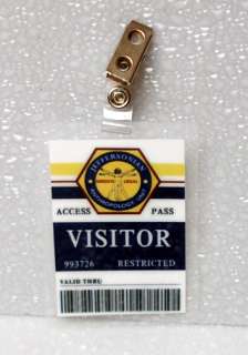 Bones Jeffersonian TV Series ID Badge Visitor  