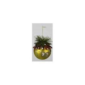  Modern Lodge Frosted Pine Green Glitter Glass Christmas 