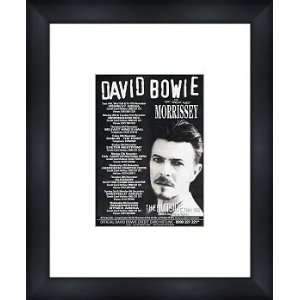  DAVID BOWIE UK Tour 1995   Custom Framed Original Ad 