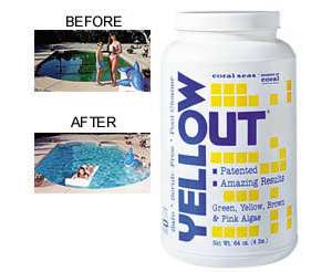 Yellow Out® The Algae Problem Swimming Pool Chemical 4 lbs  