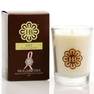   HollyBeths Natural Luxury Live Rosemary & Peppermint Candle Beauty