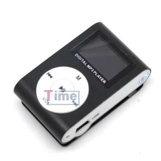 Mini Metal LCD screen Clip MP3 Player Support Up To 8GB  