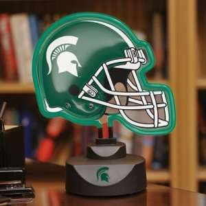  Michigan State Spartans MSU NCAA Neon Helmet Lamp: Sports 