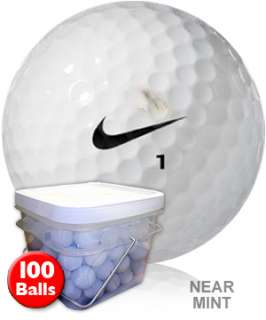 Nike (100) Mixed Near Mint Bucket Used Golf Balls  