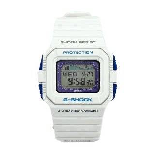 Casio Mens GLX5500 7 G Shock G Lide White Resin Moon And Tide Phase 