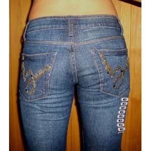 BNWT BEBE SIGNATURE B ACCENT JEANS pick your size SEXY COUTURE STYLE 