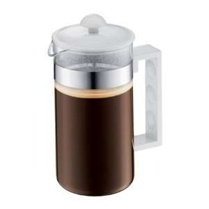  Bodum Bistro Neo 8 Cup Coffee Press w/White Handle & Lid 