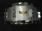 New Ludwig Club Date Silver Sparkle Snare Drum 6.5x14