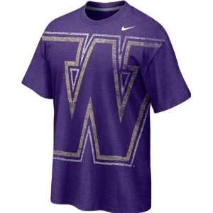 Washington Huskies Nike Purple Heather Big Time Tri Blend 