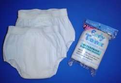 NEW 6 PC SOLID WHITE Waterproof Training Pants  SZ 2T  