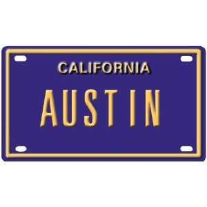   Austin Mini Personalized California License Plate 
