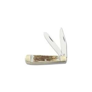   : Hen & Rooster Tiny Trapper with Deer Stag Handle: Sports & Outdoors
