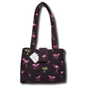 Donna Sharp Quilts Quilted Flamingo Lori Tote Handbag 81985