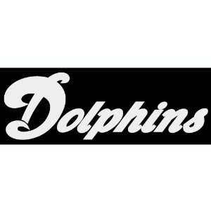  Miami Dolphins Car Window DECAL Wall Sticker Text Logo 